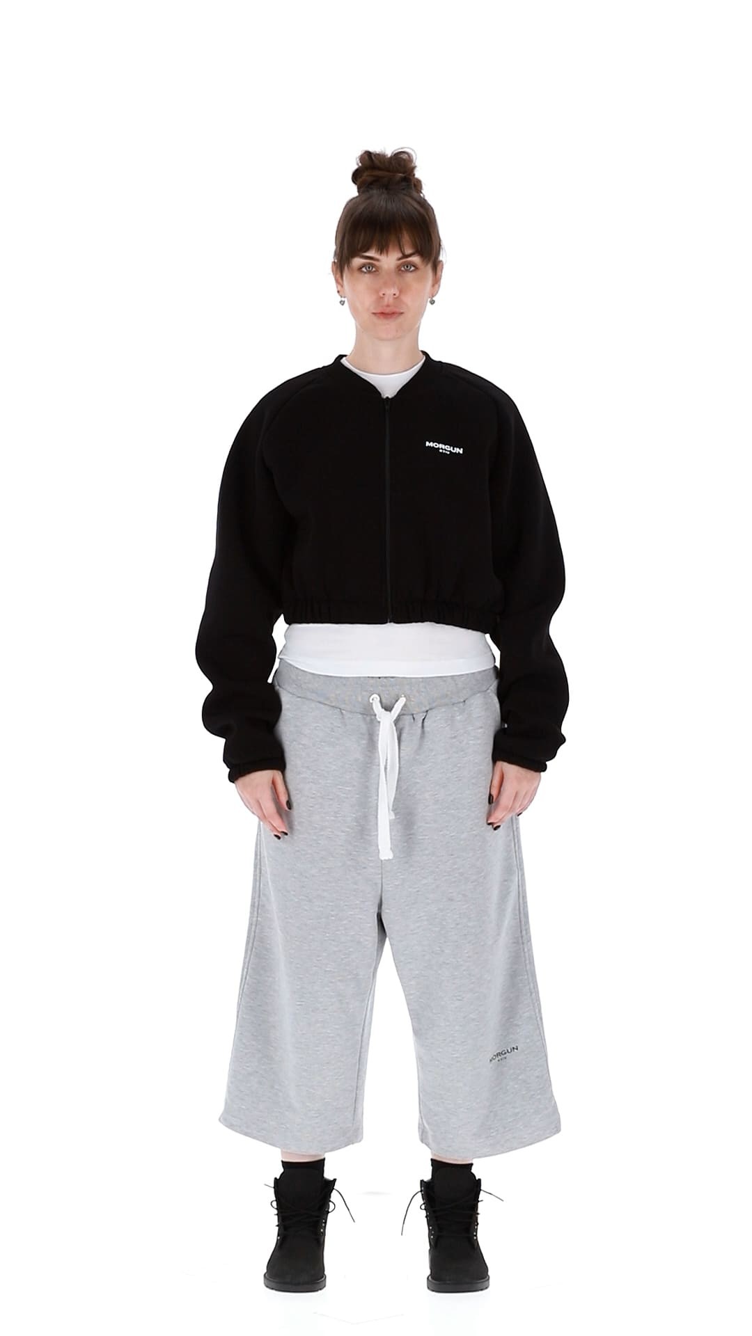 UNISEX WIDE LEG CROP PANTS