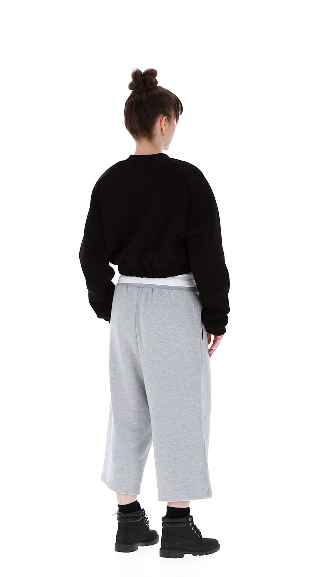 UNISEX WIDE LEG CROP PANTS